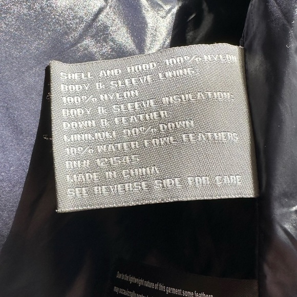 Michael Kors black puffer Down filled Coat size small - Picture 7 of 10